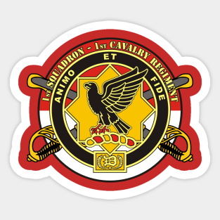 1st Squadron, 1st Cavalry Regiment - U.S. Army Sticker